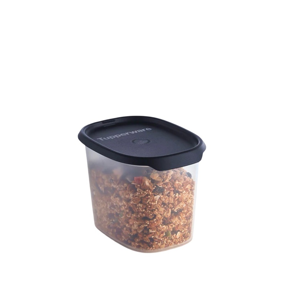 Tupperware one- touch Fresh Oval 1L black seal NWT